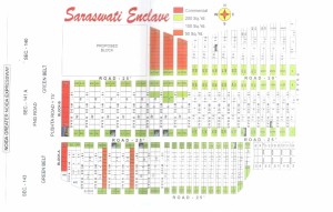 saraswati enclave layout